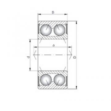 ISO 3203-2RS Rolamentos de esferas de contacto angular