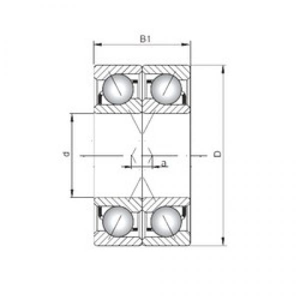 ISO 7000 CDF Rolamentos de esferas de contacto angular #3 image