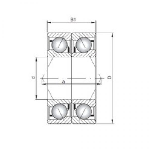 ISO 7002 BDB Rolamentos de esferas de contacto angular #1 image
