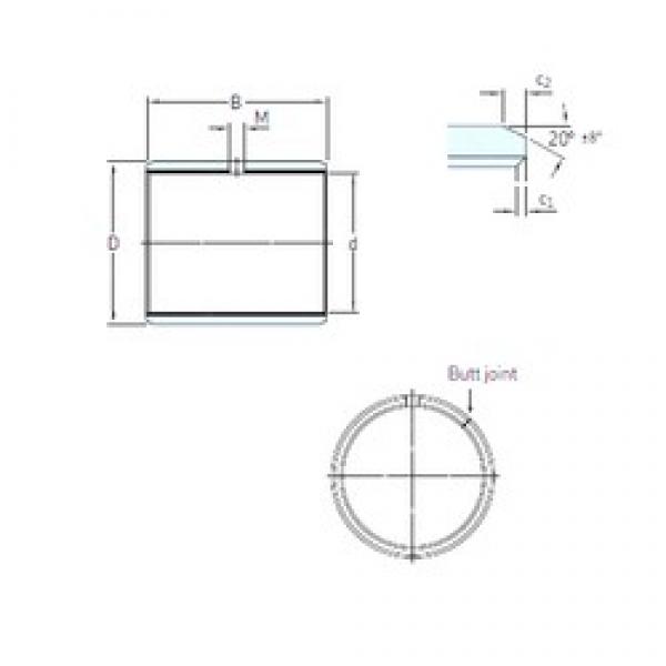 22,225 mm x 25,4 mm x 19,05 mm  SKF PCZ 1412 E Rolamentos simples #3 image